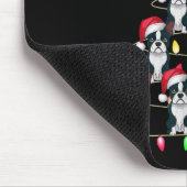 Tapis De Souris Feux de Noël Hommes Femmes Père Noël Boston Terri (Coin)