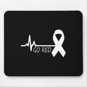 Tapis De Souris Février Mois de la santé cardiovasculaire Amérique