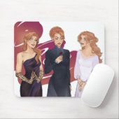 Tapis De Souris Feyre, À celle-ci et Elain Archeron (Avec souris)