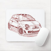 Tapis De Souris Fi500Abarth 2009 (Avec souris)