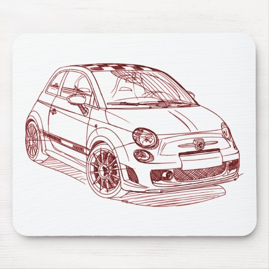 Tapis De Souris Fi500Abarth 2009 (Devant)