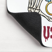 Tapis De Souris Fiançailles d'Halloween jusqu'à la mort faisons-no (Coin)