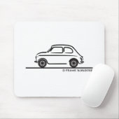 Tapis De Souris Fiat 500 Cinquecento (Avec souris)