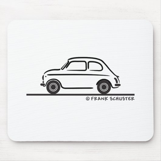 Tapis De Souris Fiat 500 Cinquecento (Devant)