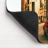 Tapis De Souris Fiat rouge 500, Cinquecento, en Ombrie, l'Italie (Coin)