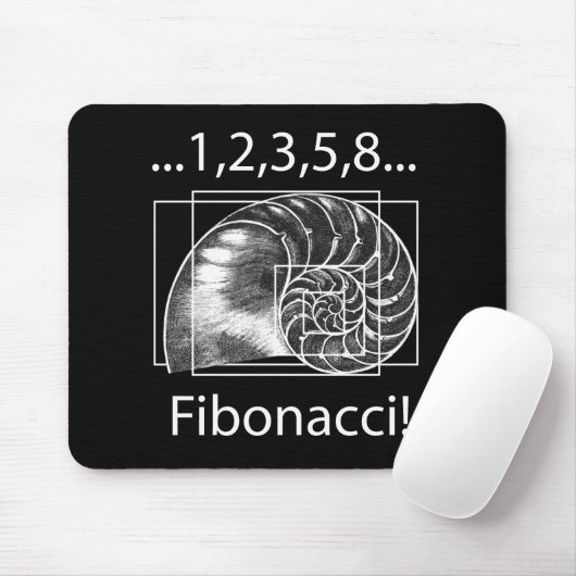 Tapis De Souris Fibonacci (Avec souris)