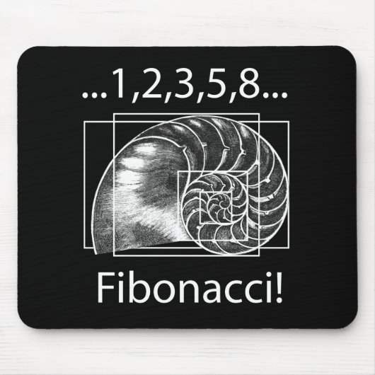 Tapis De Souris Fibonacci (Devant)