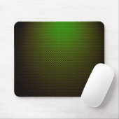 Tapis De Souris Fibre de carbone noir vert (Avec souris)