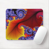 Tapis De Souris Fibres de fractale (Avec souris)