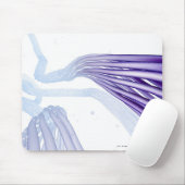 Tapis De Souris Fibres nerveuses stylisées (Avec souris)