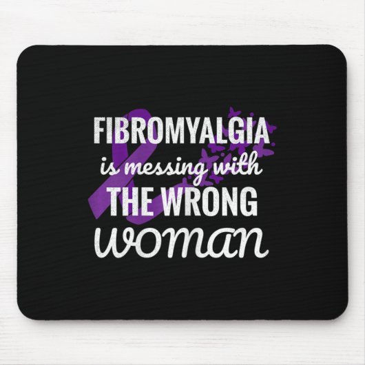 Tapis De Souris Fibromyalgie Fibro Warrior 1 (Devant)