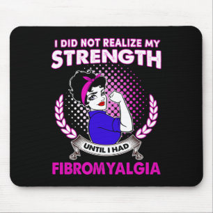 Tapis De Souris Fibromyalgie Force de combat Fibromyalgie