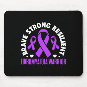 Tapis De Souris Fibromyalgie guerrière brave forte résistance Fibr