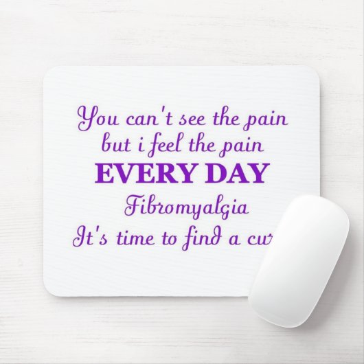 Tapis De Souris Fibromyalgie - heure pour un traitement (Avec souris)