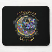 Tapis De Souris Fibromyalgie - Sensibilisation à la fibromyalgie 2 (Devant)