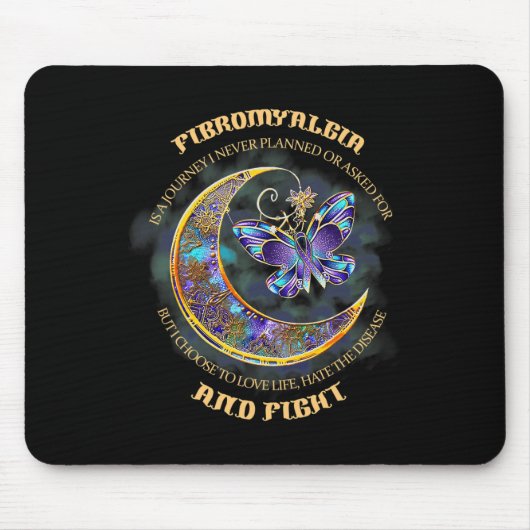 Tapis De Souris Fibromyalgie - Sensibilisation à la fibromyalgie 2 (Devant)