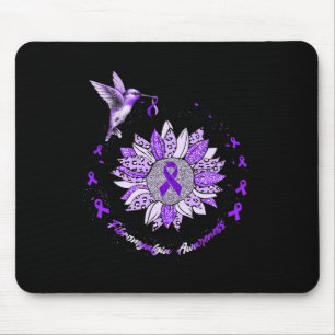 Tapis De Souris Fibromyalgie Sensibilisation Tournesol Hummingbird