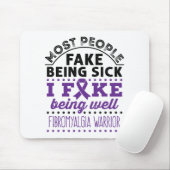 Tapis De Souris Fibromyalgie Warria Fake Être bien (Avec souris)