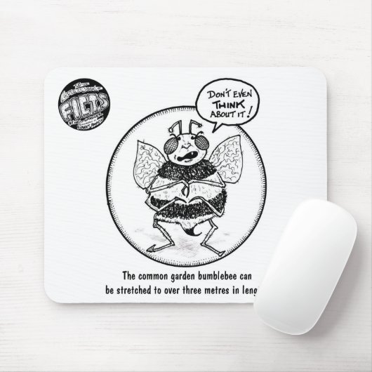 Tapis De Souris FICTS "abeille étirant" Mousepad (Avec souris)
