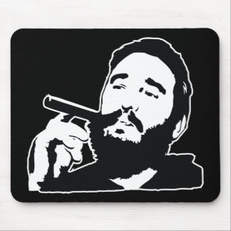 Tapis De Souris Fidel Castro avec le portrait Mousepad de cigare