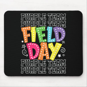 Tapis De Souris Field Day Purple Team Couleur Guerre Camp Équipe J
