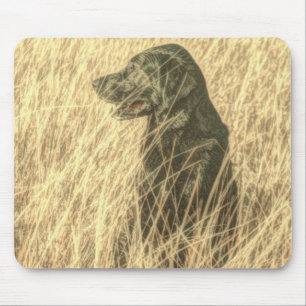 Tapis De Souris Field Outdoorsman Chasse Chien Chien Chien Chien C