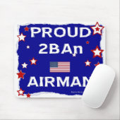 Tapis De Souris Fier Airman 2BA - En Honneur - Mousepad (Avec souris)