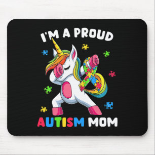 Tapis De Souris Fier Autisme Maman Danse Dab