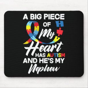 Tapis De Souris Fier Autisme Tante Oncle Autistique Autiste Nephew