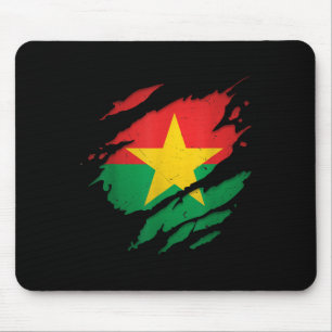 Tapis De Souris Fier Chemises burkinabé _ Torn déchiré Burkina Fas