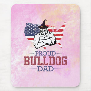 Tapis De Souris Fier Chien Chien Papa, Chien Fête des pères Chien