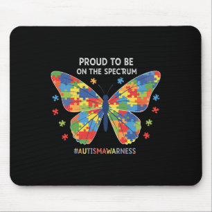 Tapis De Souris Fier de faire partie du puzzle de l'autisme Papill