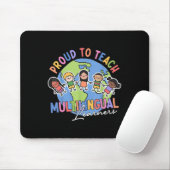 Tapis De Souris Fier d'enseigner aux apprenants multilingues de re (Avec souris)