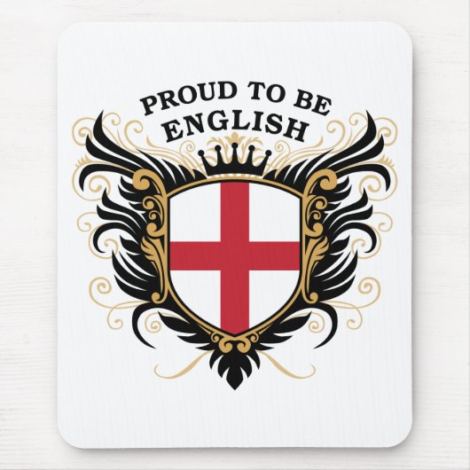 Tapis De Souris Fier d'être anglais (Devant)