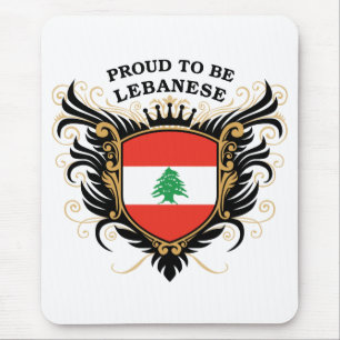 Tapis De Souris Fier d'être libanais