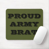 Tapis de souris Fier(e) Enfant de l'Armée (Avec souris)