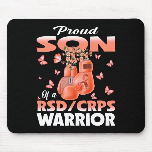 Tapis De Souris Fier Fils D'Un Rsd Crps Boxe De Sensibilisation De (Devant)