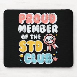 Tapis De Souris Fier Inapproprié Membre Du Club Humour Blague Homm
