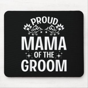 Tapis De Souris Fier Mama De La Femme Mari Mariée Mariée Épouse Ép