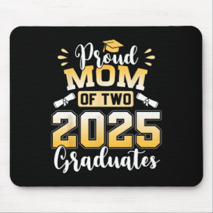 Tapis De Souris Fier Maman De Deux 2025 Diplômés Senior Maman Cl D