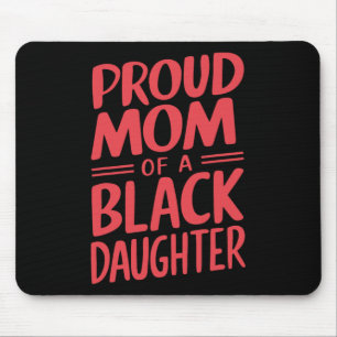 Tapis De Souris Fier Maman D'Une Fille De Ceinture Noire 10