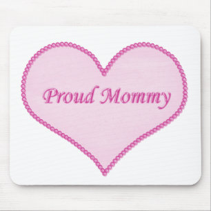 Tapis De Souris Fier maman mousepad, rose