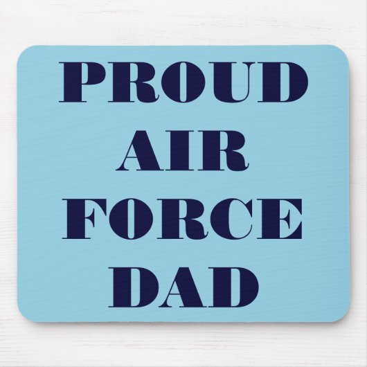 Tapis de souris fier papa Air Force (Devant)