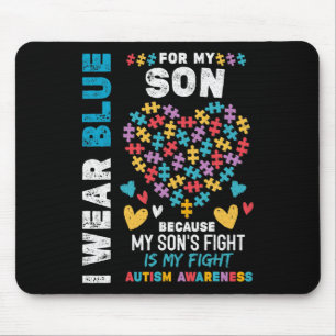 Tapis De Souris Fier papa autiste