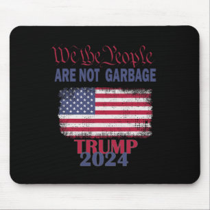 Tapis De Souris Fier supporter de la poubelle Trump Nous le peuple