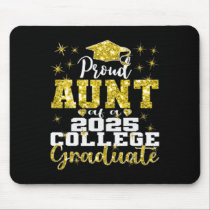 Tapis De Souris Fier Tante De 2025 Collège Famille Diplômée De 25E
