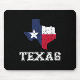 Tapis De Souris Fier Texan Patriote Américain Drapeau États-Unis V
