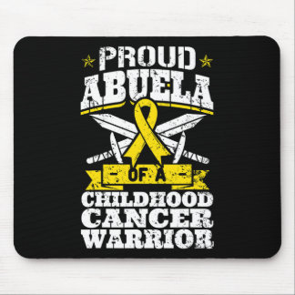 Tapis De Souris Fière Abuela D'Un Guerrier Du Cancer De L'Enfance