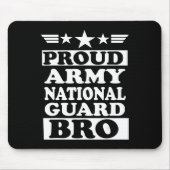 Tapis De Souris Fière armée Garde nationale Frère Mémoire national (Devant)