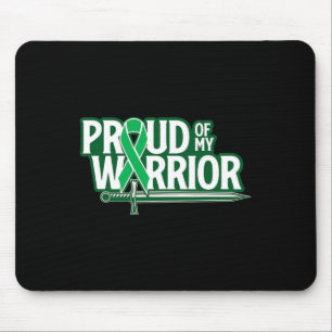 Tapis De Souris Fière De Mon Bile Duct Cancer Guerrier - Famille F